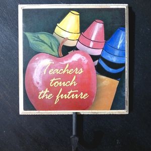 Teach Me Decorative Wooden Hook